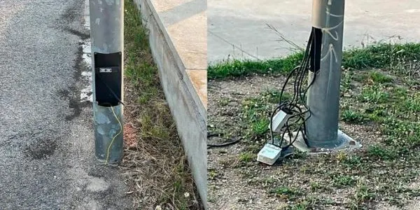 Roben vora un quilòmetre de cablejat elèctric a Roda de Berà