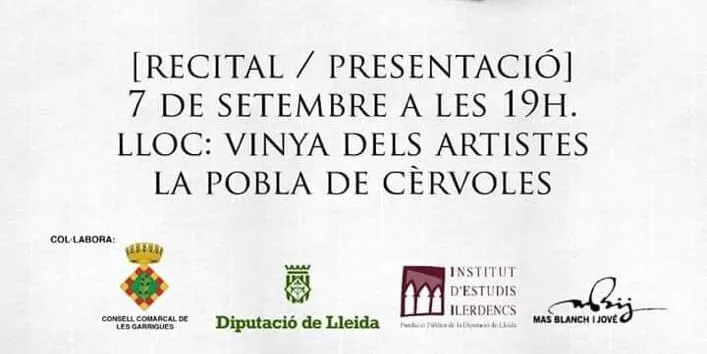 Presenten el llibre 'Pas a pas' al Celler Mas Blanch i Jové
