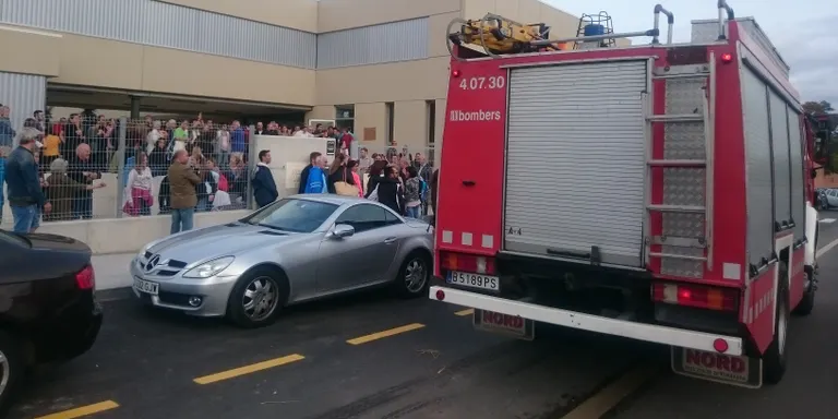 La Policia Nacional fa càrregues policials a Sant Cebrià i Sant Iscle de Vallalta