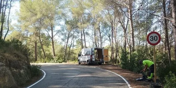 L’Ajuntament del Catllar arranja camins i carreteres del municipi