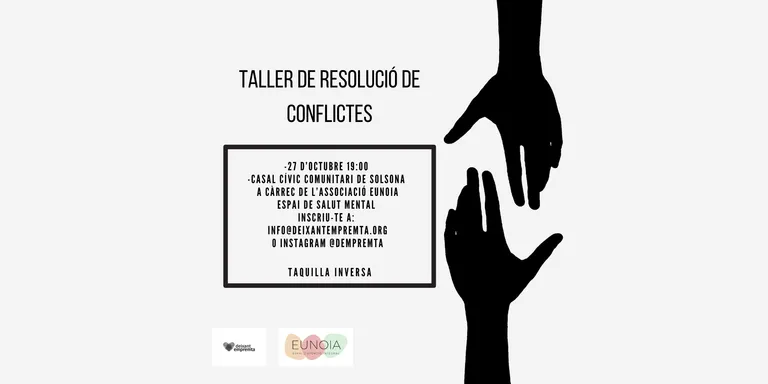 Deixant Empremta i Eunoia organitzen un taller de resolució de conflictes