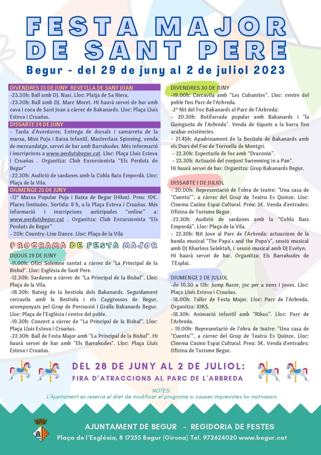 Festa Major de Sant Pere!
