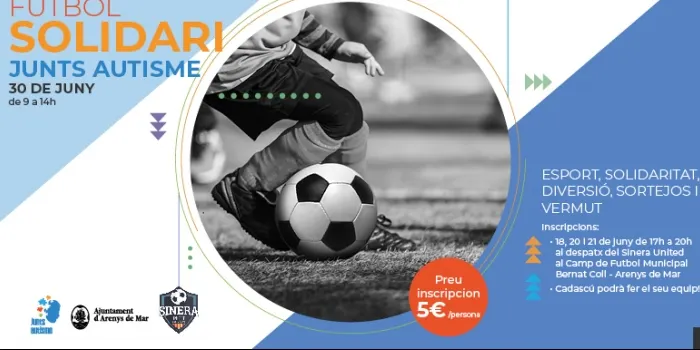 Junts Autisme i Sinera United fan diumenge una jornada de futbol solidari