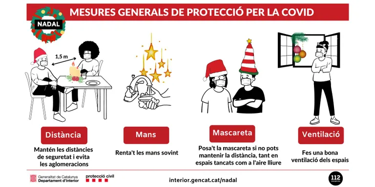 El Govern amplia les mesures per a la contenció de la COVID-19 a Catalunya
