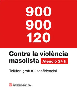 Puja durant el confinament un 88%, a Catalunya, el nombre de trucades al telèfon d’atenció contra la violència masclista