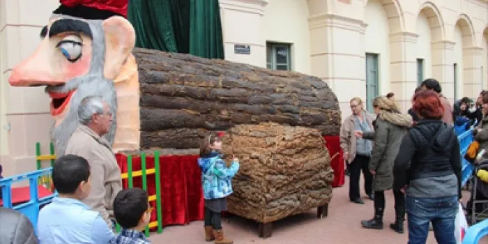 Uns 800 infants han fet cagar el Tió d'Arenys