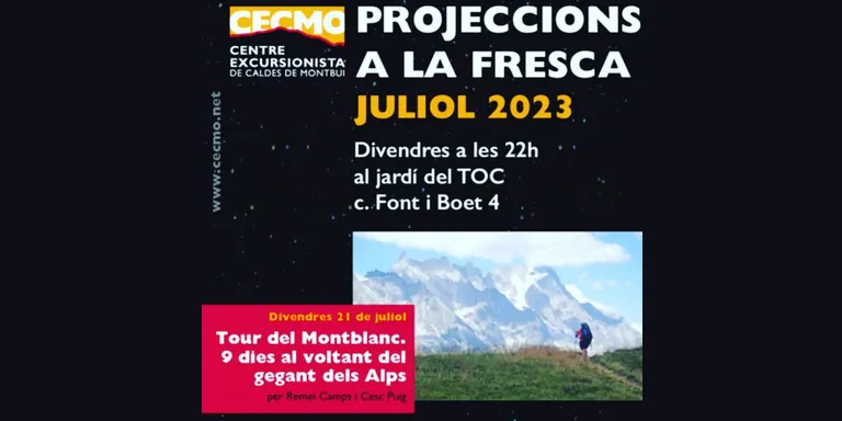L'Espai Jove El ToC projecta un documental sobre el Montblanc