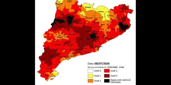 Aquest dimecres s’arriba al pic de la segona onada de calor de la temporada