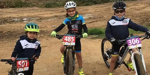 Noemí Faro, primera fèmina de la categoria Benjamí en la 2a prova de la Copa Catalunya de BTT