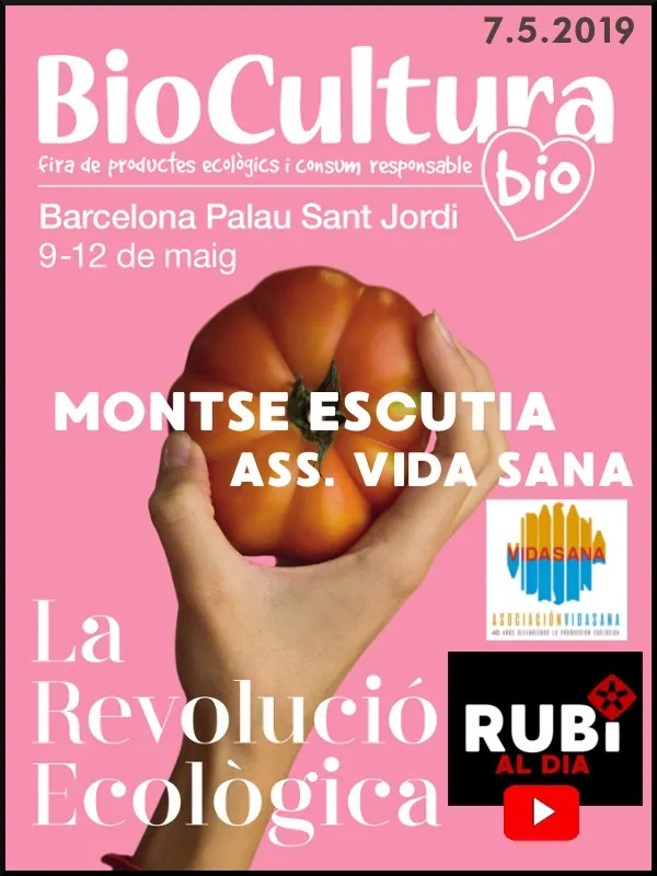 MONTSE ESCUTIA - Secretària Associació 'Vida Sana' organitza Biocultura 2019