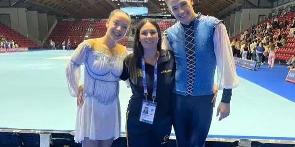Els júniors Joan Jardí i Lucia Camarillo, cinquens en la modalitat de parelles del Campionat del Món de Patinatge Artístic