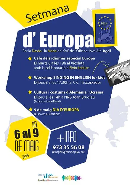 L'Oficina Jove se suma a la commemoració del Dia d'Europa