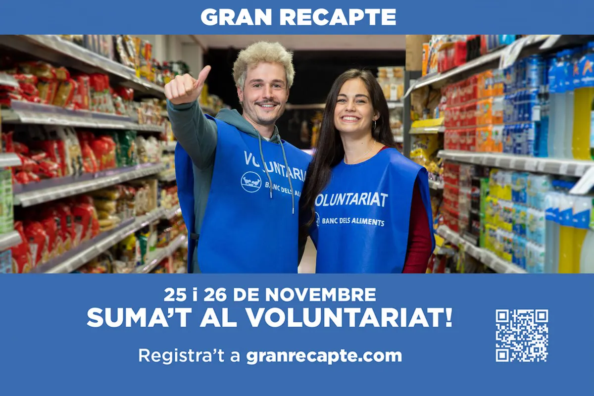 Caldes tornarà a participar al Gran Recapte, que enguany combinarà la recollida d’aliments físics i les aportacions econòmiques