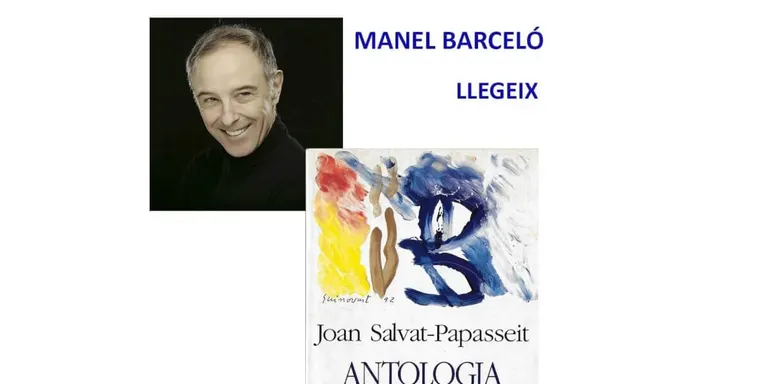 L'actor Manel Barceló, Guinovart i Joan Salvat-Papasseit, a la Barceloneta