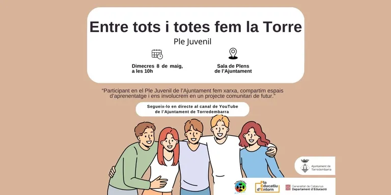 Els joves convocats a un ple aquest dimecres