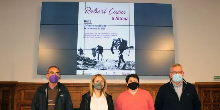 Aitona inaugura avui la ruta "Robert Capa"