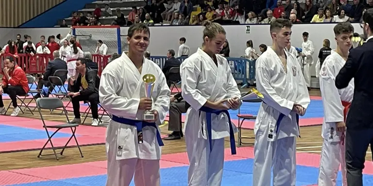 Gerard Gombau, campió de Catalunya de karate en Kata U21
