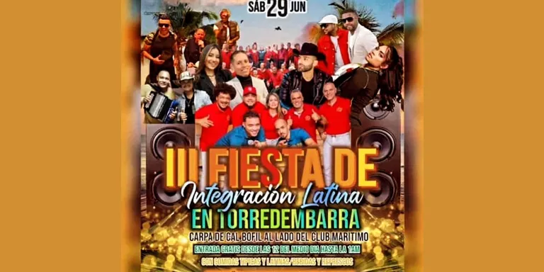 Aquest dissabte se celebra la Festa de la Integració Llatina a Torredembarra