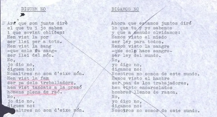 Una de les cançons censurada a la dècada del 1960