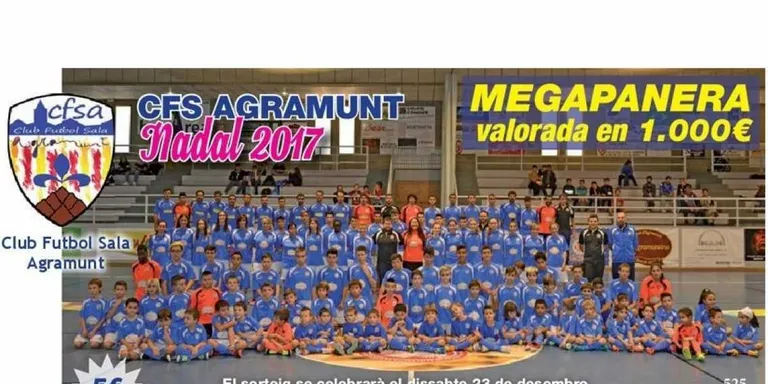 El Club de Futbol Sala juga l'últim partit de l'any i sorteja la Megapanera