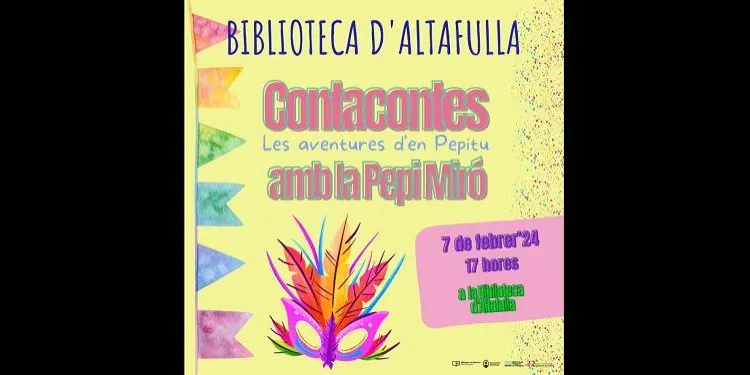 El carnaval arriba aquest dimecres a la Biblioteca d'Altafulla, amb el Pepitu