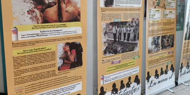 L’Espai Jove El Toc mostra una exposició sobre les ‘maras’, les bandes criminals sud-americanes caracteritzades pels tatuatges