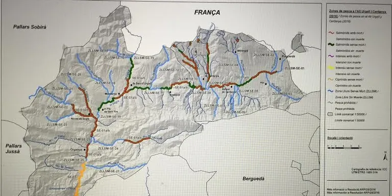 Els vedats de pesca de l'Alt Urgell i Cerdanya s'uneixen en un sol tiquet