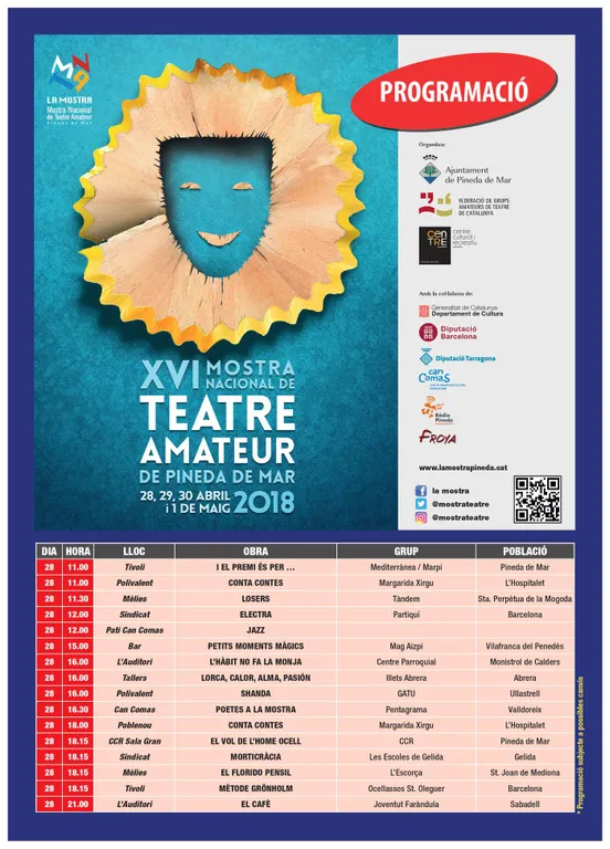 Arriba a Pineda el millor teatre amateur de Catalunya amb més de 60 obres