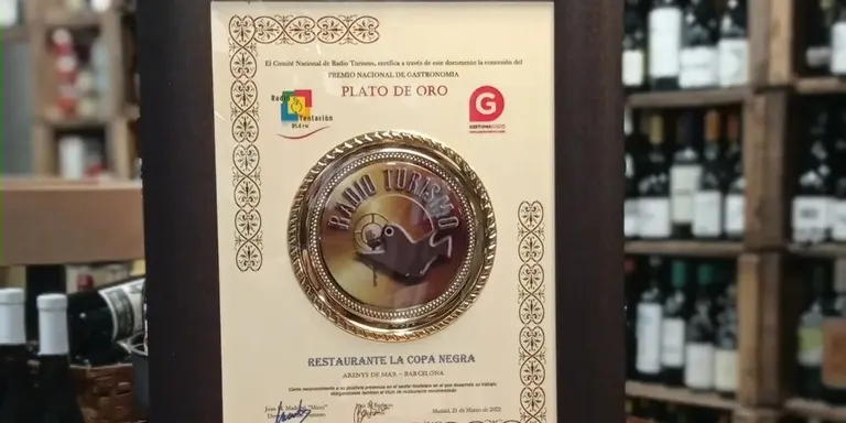 La Copa Negra, guardonada amb el Plat d'Or