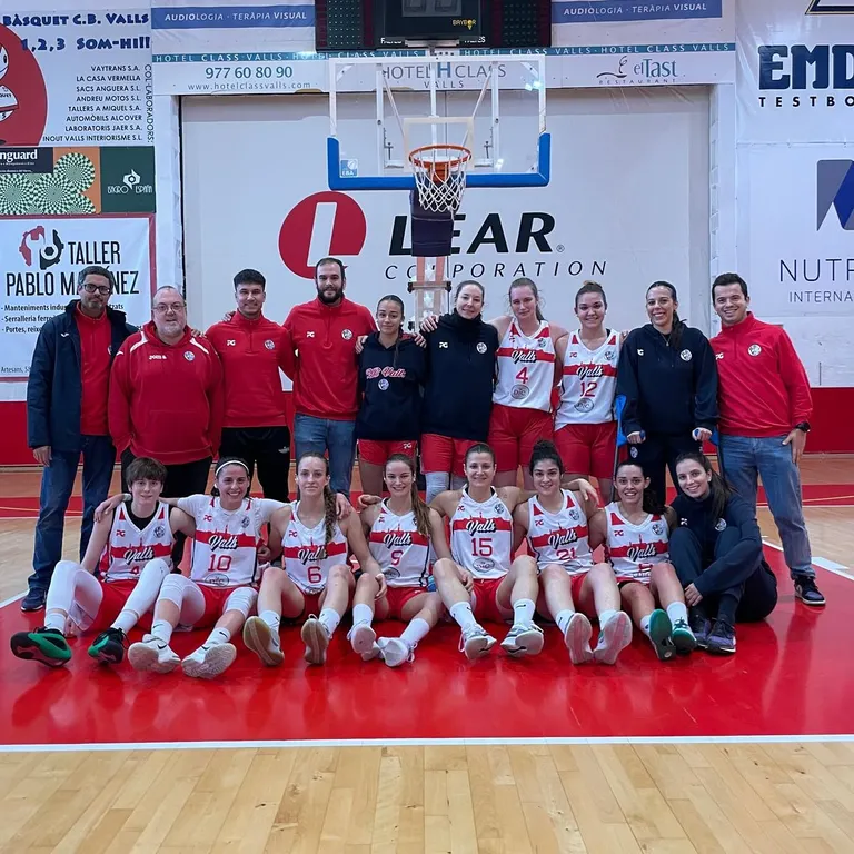Setena victòria consecutiva d’un CB Valls femení imparable