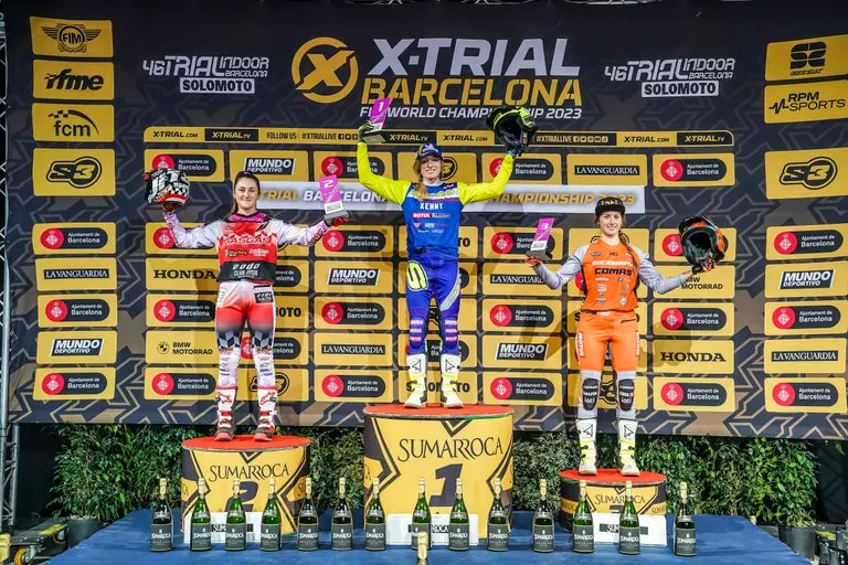 Berta Abellán puja al podi del Trial Indoor Barcelona