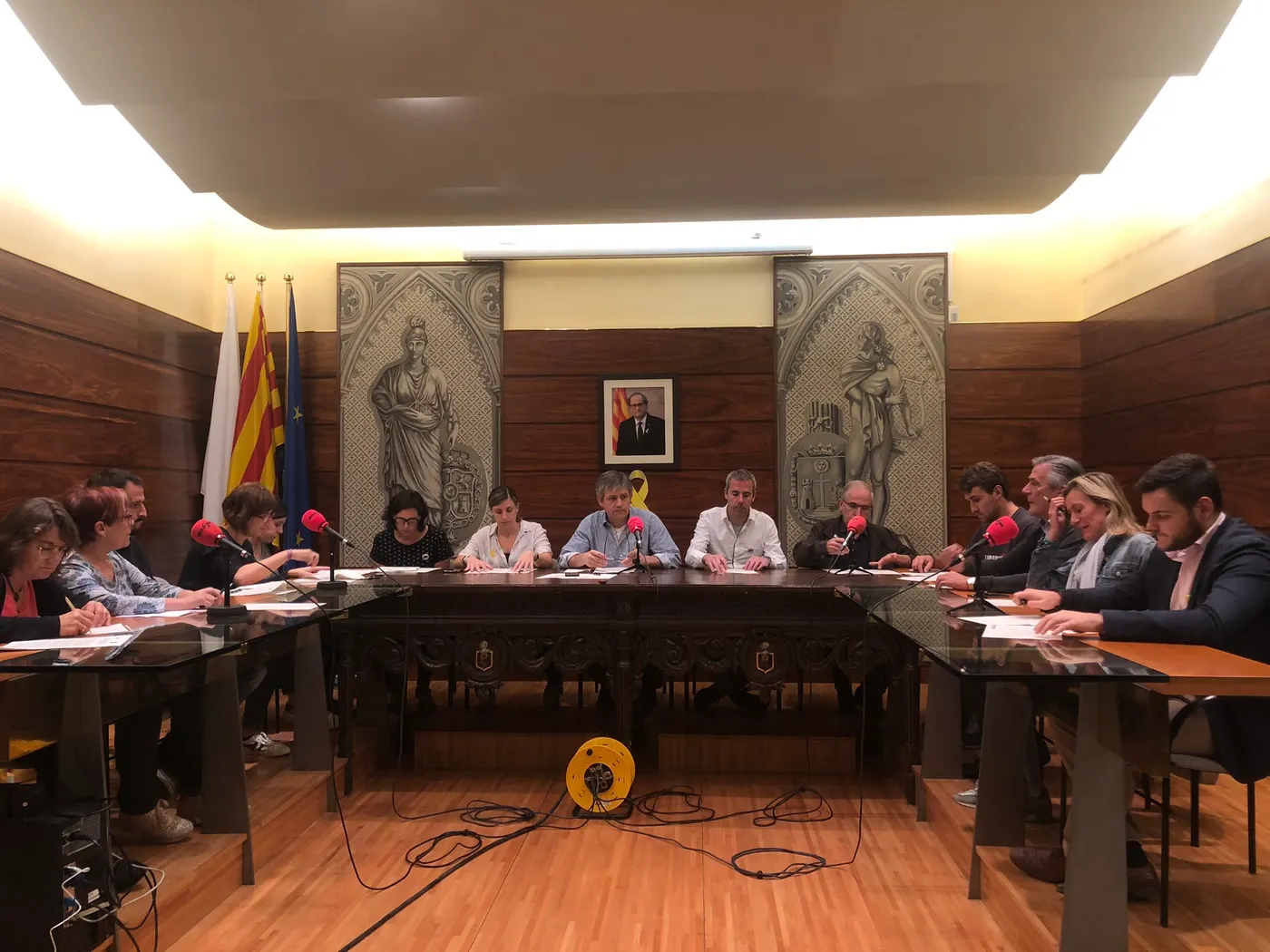 L'Ajuntament de Solsona aprova una moció que reclama l'amnistia dels presos polítics i exiliats amb el vot contrari del PSC
