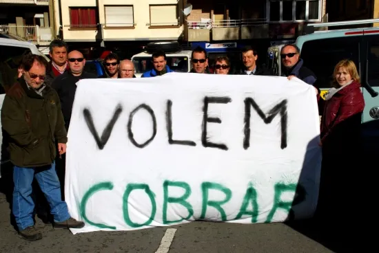 Desconvocada la segona jornada de vaga dels taxistes del Pallars Sobirà