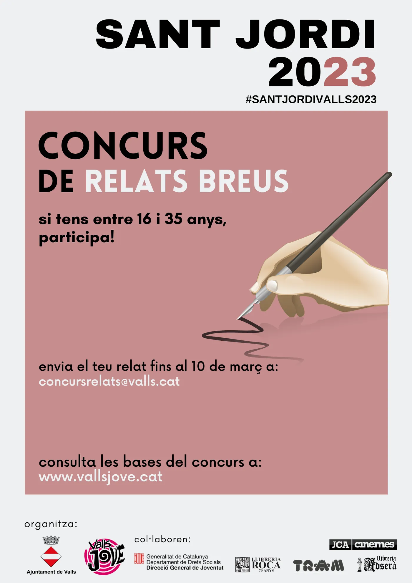 Valls prepara una nova edició del concurs de relats breus