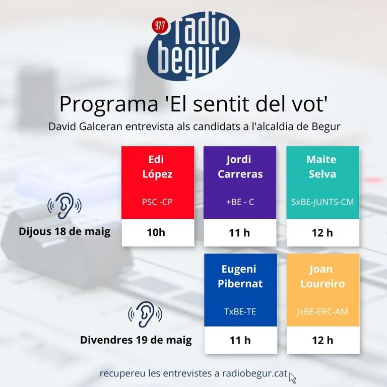 Programa “El sentit del vot”, especial eleccions municipals 2023