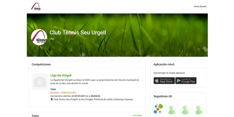 El Club Tennis Seu d'Urgell comença la nova temporada i reactiva la seva pàgina web