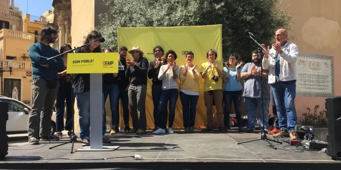 La CUP fa pública la llista del partit per les eleccions en un acte a la placeta