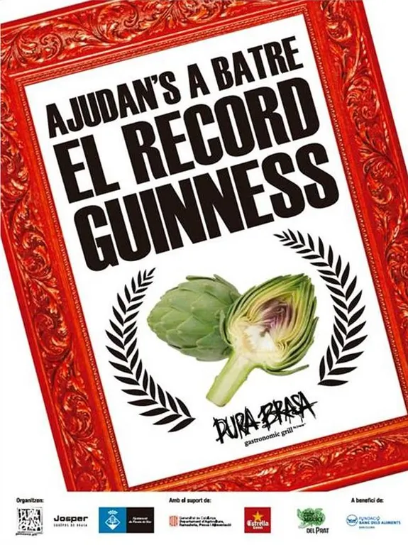 Pineda es prepara per aconseguir un record Guinness en coure 12.500 carxofes alhora