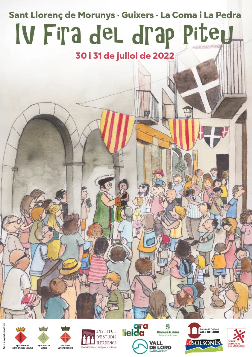 La Vall de Lord celebra aquest cap de setmana la Fira del Drap Piteu amb un mercat medieval com a principal reclam