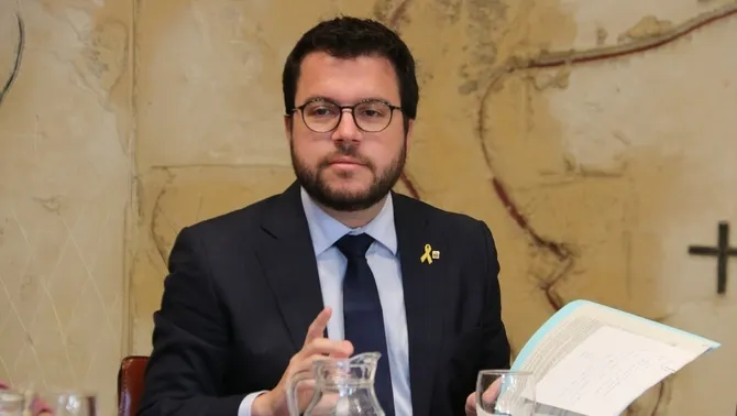 La fiscalia no veu delicte a Pere Aragonès arran de la celebració de l'1-O