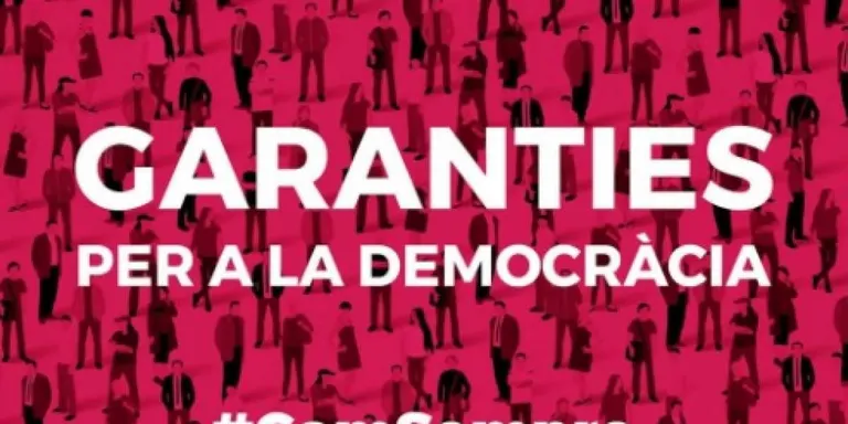Conferència sobre les garanties per la democràcia, a càrrec de Bernat Solé i Montserrat Rossell