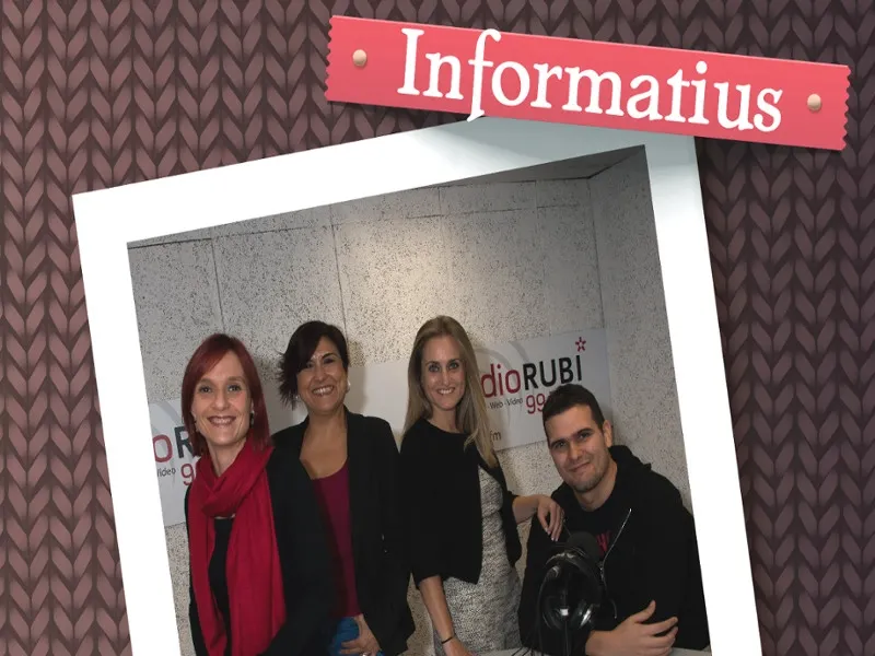 L'equip dels Serveis Informatius de Ràdio Rubí