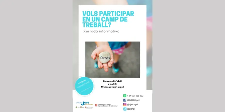 Sessió informativa a la Seu d’Urgell sobre els camps de treball per a joves