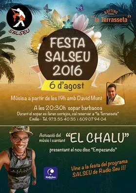 Festa del programa de RàdioSeu 'Salseu', a la Terrasseta del Rafting Parc