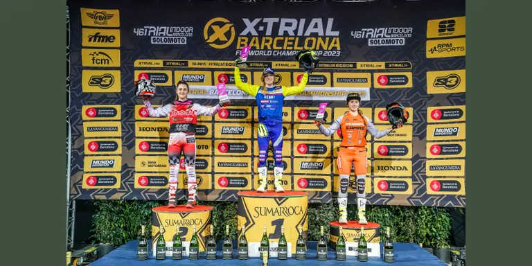 Berta Abellán puja al podi del Trial Indoor Barcelona