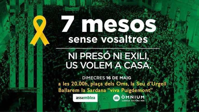 Òmnium i l'ANC convoquen una nova concentració a la Seu