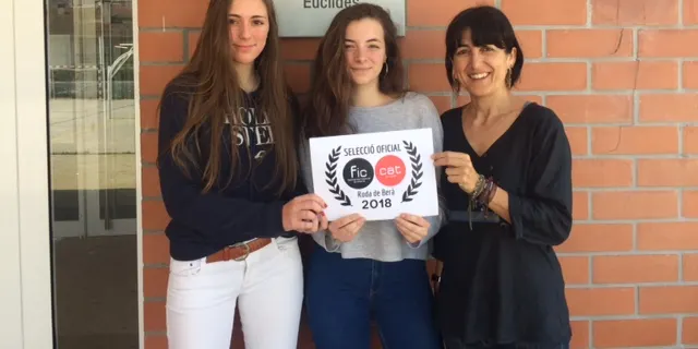 Un curtmetratge de dues alumnes de l'Institut Euclides opta al Premi del Festival Internacional de Cinema en Català