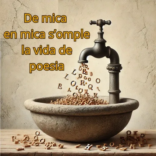 De mica en mica s'omple la vida de poesia