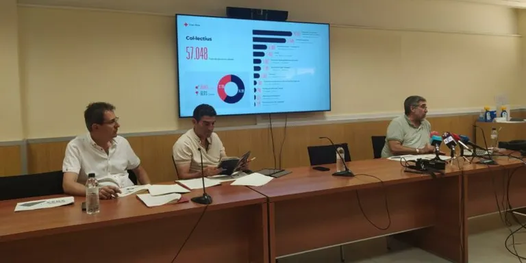 Creu Roja ha atès a 57.048 persones l’any 2022 a la demarcació