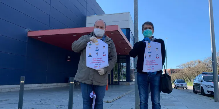 1 de Maig: CCOO i UGT reclamen el reconeixement social, salarial i laboral del personal dels serveis bàsics en el confinament